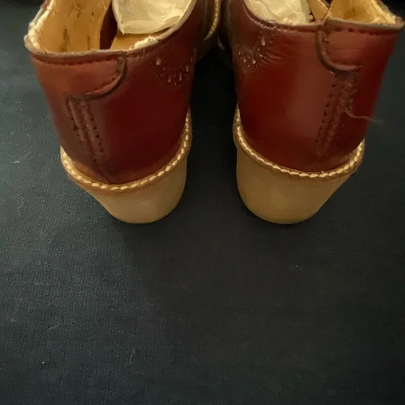 Bass vintage leather spectator style Mary Jane shoe - Picture 4 of 11